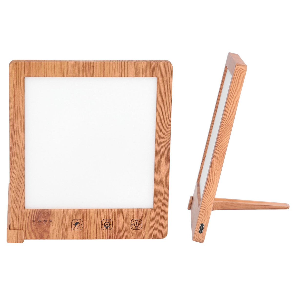 Light Therapy Lamp Full Spectrum 10000LX LED Phototherapy Light Dimmable Timing Touch Control Sunlight Lamp