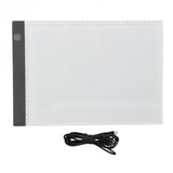5V USB A4 Copy Board 3 Levels Dimming Touch Control LED Drawing Pad with Scale 300‑350LM
