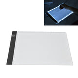 5V USB A4 Copy Board 3 Levels Dimming Touch Control LED Drawing Pad with Scale 300‑350LM