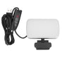 LED Fill Lights Clip On Type 360° Rotatable 10 Levels Adjustable Lamp for Video Conference