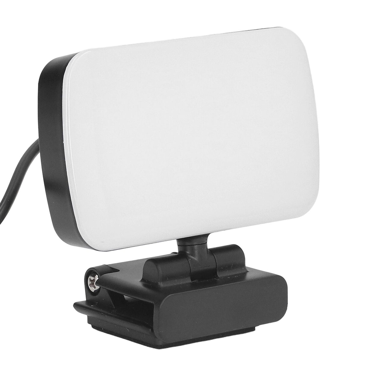 LED Fill Lights Clip On Type 360° Rotatable 10 Levels Adjustable Lamp for Video Conference