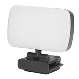 LED Fill Lights Clip On Type 360° Rotatable 10 Levels Adjustable Lamp for Video Conference