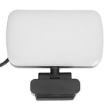 LED Fill Lights Clip On Type 360° Rotatable 10 Levels Adjustable Lamp for Video Conference