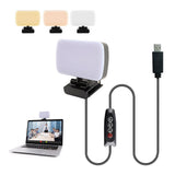LED Fill Lights Clip On Type 360° Rotatable 10 Levels Adjustable Lamp for Video Conference - Extra Image