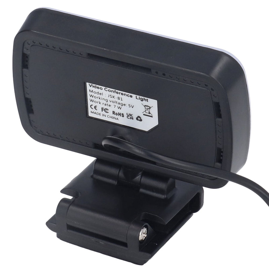 LED Fill Lights Clip On Type 360° Rotatable 10 Levels Adjustable Lamp for Video Conference
