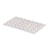 LED Chip Bulb High Brightness Energy Saving DIY Lamp Beads with Aluminum Plate for 1W 12V Headlights Cabinet LightsPink Light - Side View