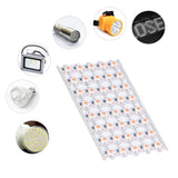 LED Chip Bulb High Brightness Energy Saving DIY Lamp Beads with Aluminum Plate for 1W 12V Headlights Cabinet LightsRed Light