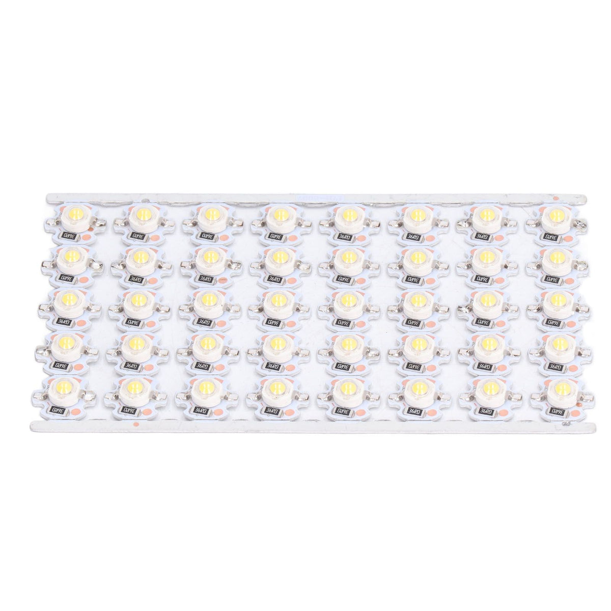 LED Chip Bulb High Brightness Energy Saving DIY Lamp Beads with Aluminum Plate for 1W 12V Headlights Cabinet LightsWarm Light