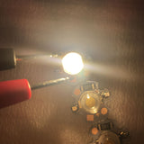 LED Chip Bulb High Brightness Energy Saving DIY Lamp Beads with Aluminum Plate for 1W 12V Headlights Cabinet LightsWarm Light - Extra Image