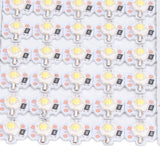 LED Chip Bulb High Brightness Energy Saving DIY Lamp Beads with Aluminum Plate for 1W 12V Headlights Cabinet LightsWarm Light