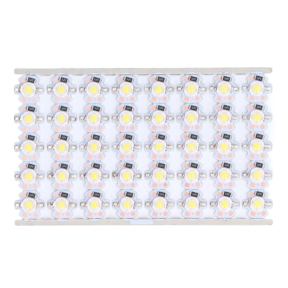 LED Chip Bulb High Brightness Energy Saving DIY Lamp Beads with Aluminum Plate for 1W 12V Headlights Cabinet LightsWhite Light