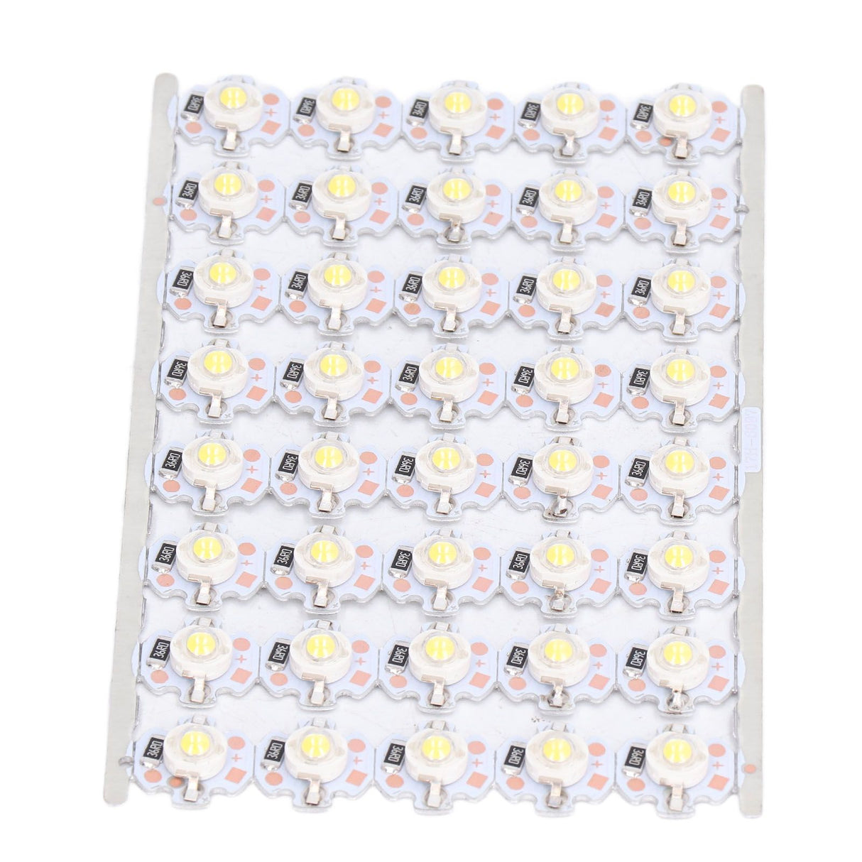 LED Chip Bulb High Brightness Energy Saving DIY Lamp Beads with Aluminum Plate for 1W 12V Headlights Cabinet LightsWhite Light