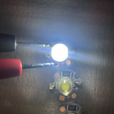 LED Chip Bulb High Brightness Energy Saving DIY Lamp Beads with Aluminum Plate for 1W 12V Headlights Cabinet LightsWhite Light