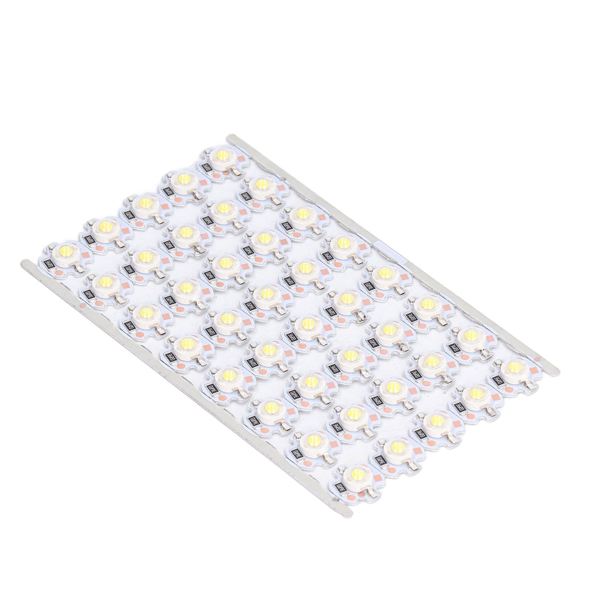 LED Chip Bulb High Brightness Energy Saving DIY Lamp Beads with Aluminum Plate for 1W 12V Headlights Cabinet LightsWhite Light