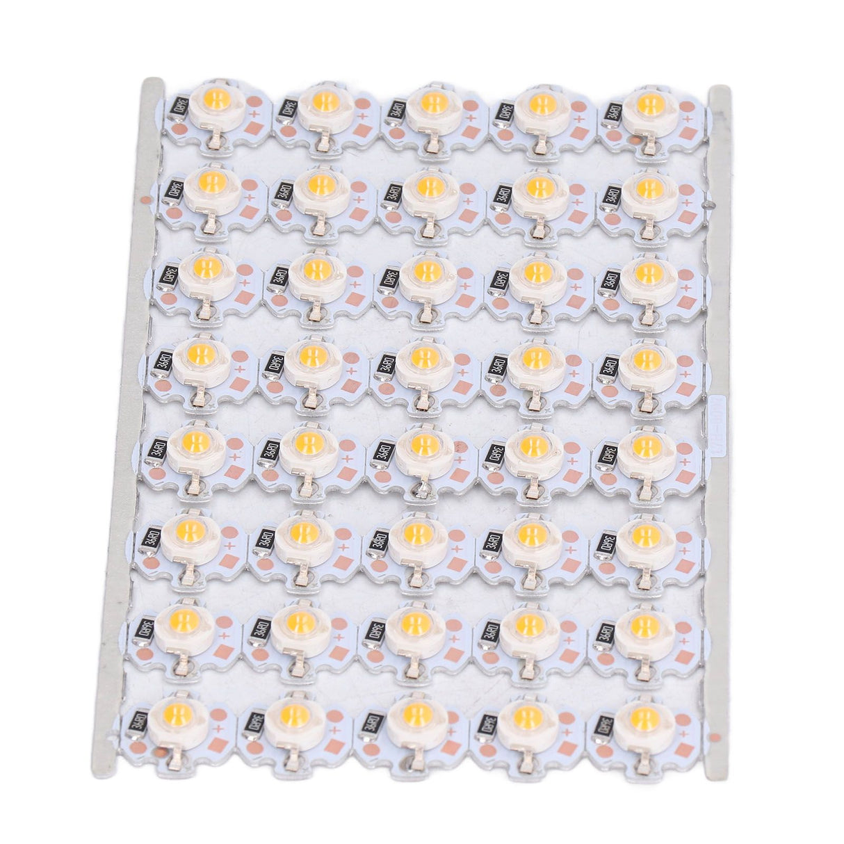 LED Chip Bulb High Brightness Energy Saving DIY Lamp Beads with Aluminum Plate for 1W 12V Headlights Cabinet LightsYellow Light
