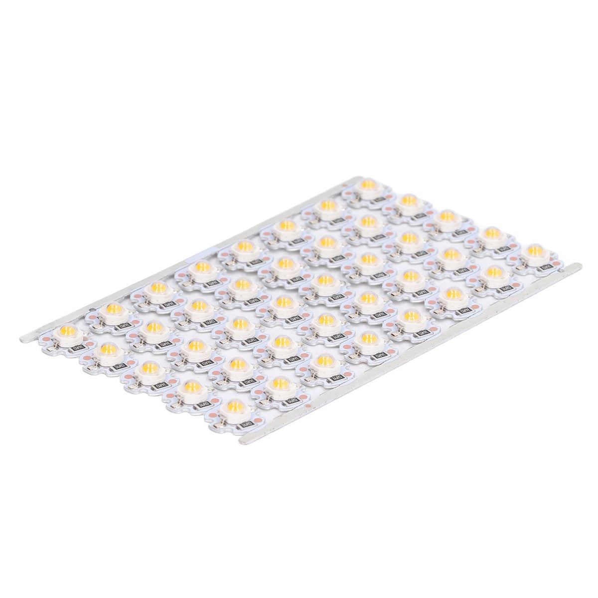LED Chip Bulb High Brightness Energy Saving DIY Lamp Beads with Aluminum Plate for 1W 12V Headlights Cabinet LightsYellow Light