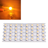 LED Chip Bulb High Brightness Energy Saving DIY Lamp Beads with Aluminum Plate for 1W 12V Headlights Cabinet LightsYellow Light