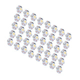 40pcs LED Chip Bulb 1W 24V 16mm/0.6in Aluminum Base Low Power Consumption Lamp Beads for Flashlights HeadlightsWarm Light - Extra Image