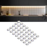 40pcs LED Chip Bulb 1W 24V 16mm/0.6in Aluminum Base Low Power Consumption Lamp Beads for Flashlights HeadlightsWarm Light - Extra Image