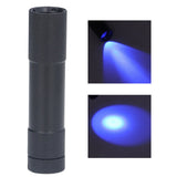 UV Flashlights 365nm Battery Powered Energy Saving Mini Portable UV Light with Black Mirror for Cat Moss Identification