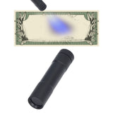 UV Flashlights 365nm Battery Powered Energy Saving Mini Portable UV Light with Black Mirror for Cat Moss Identification