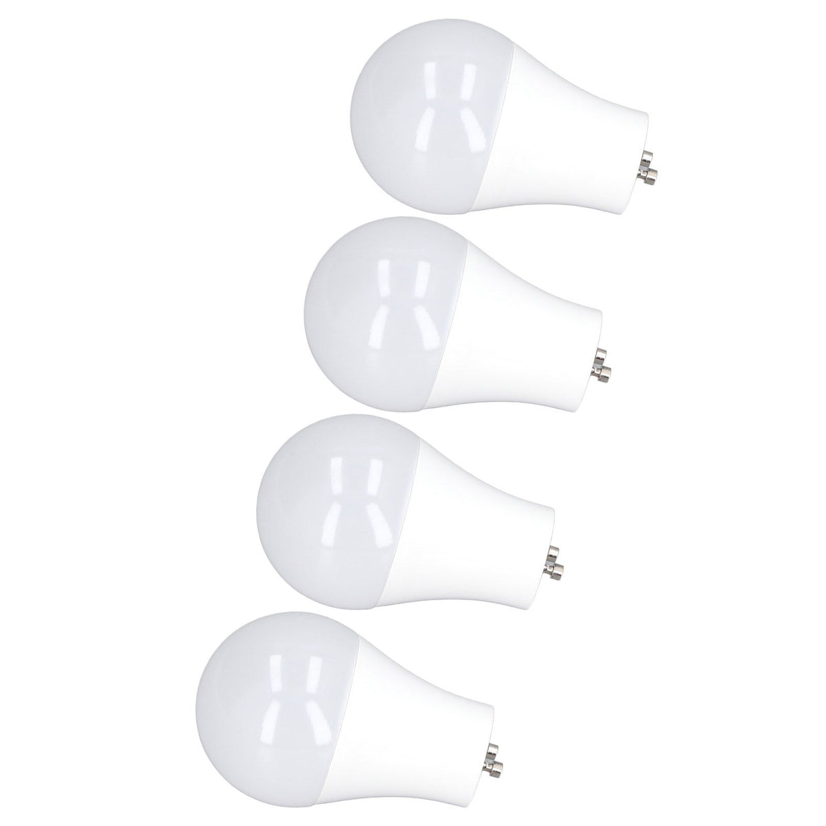 4PCS GU24 Light Bulb High Brightness Energy Saving LED A19 Light Bulb for Bedroom Office 120V5W Cold White 5000K