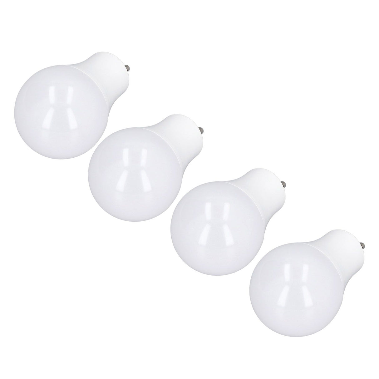 4PCS GU24 Light Bulb High Brightness Energy Saving LED A19 Light Bulb for Bedroom Office 120V5W Cold White 5000K