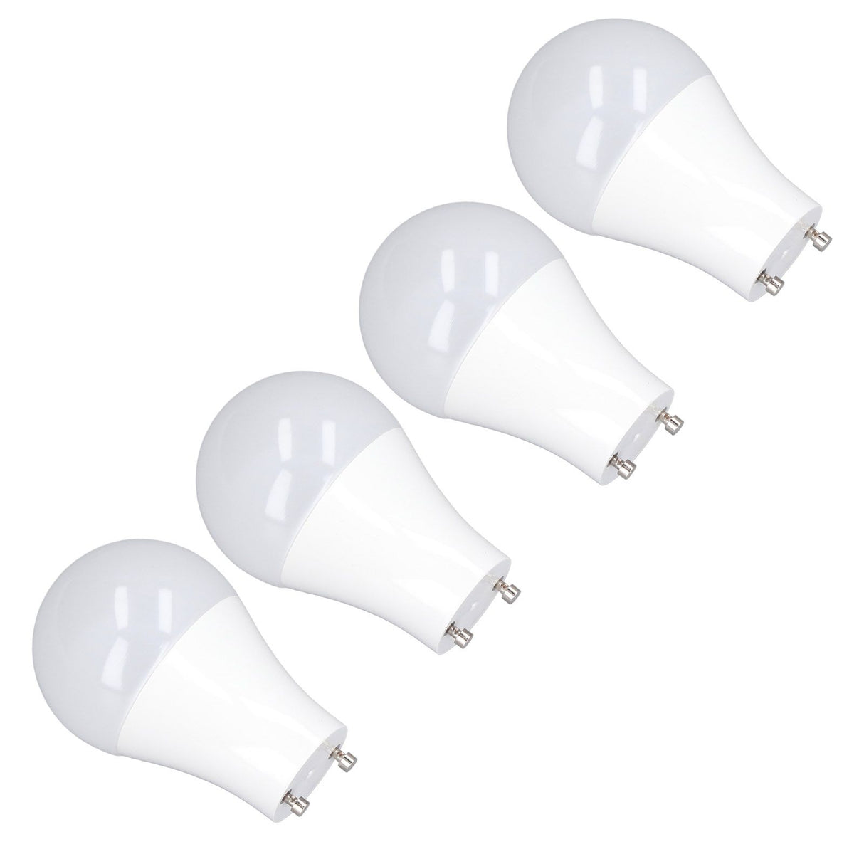 4PCS GU24 Light Bulb High Brightness Energy Saving LED A19 Light Bulb for Bedroom Office 120V5W Cold White 5000K