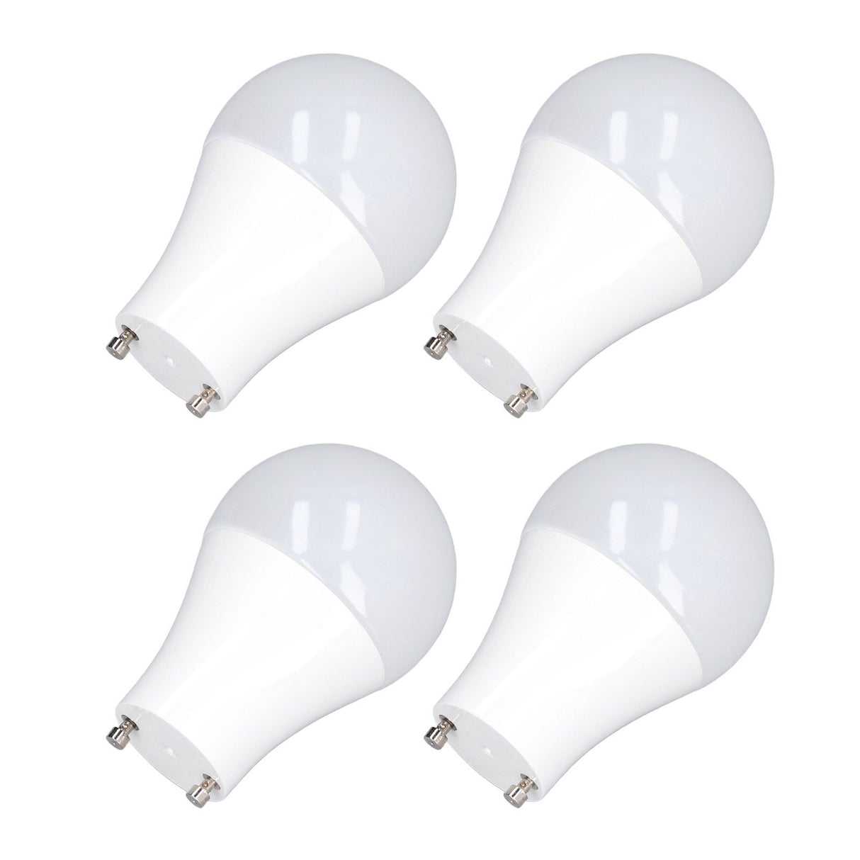 4PCS GU24 Light Bulb High Brightness Energy Saving LED A19 Light Bulb for Bedroom Office 120V9W Cold White 5000K