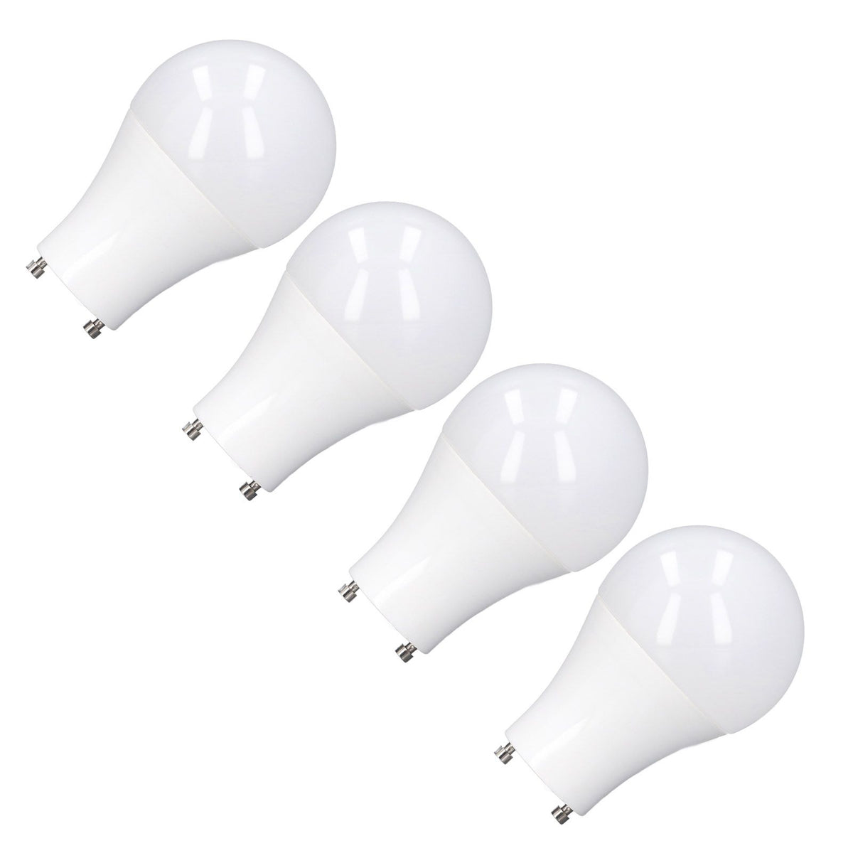 4PCS GU24 Light Bulb High Brightness Energy Saving LED A19 Light Bulb for Bedroom Office 120V9W Cold White 5000K