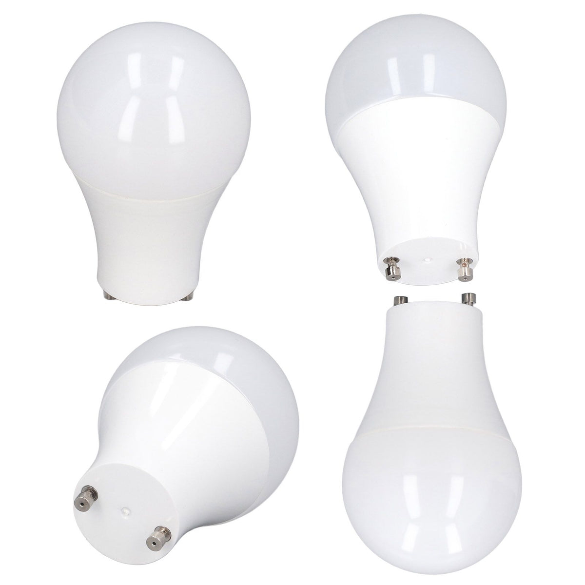 4PCS GU24 Light Bulb High Brightness Energy Saving LED A19 Light Bulb for Bedroom Office 120V9W Cold White 5000K