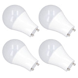 4PCS GU24 Light Bulb High Brightness Energy Saving LED A19 Light Bulb for Bedroom Office 120V9W Cold White 5000K - Rear View