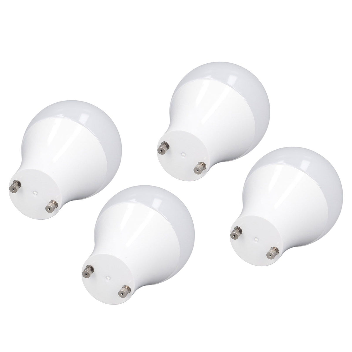 4PCS GU24 Light Bulb High Brightness Energy Saving LED A19 Light Bulb for Bedroom Office 120V9W Cold White 5000K