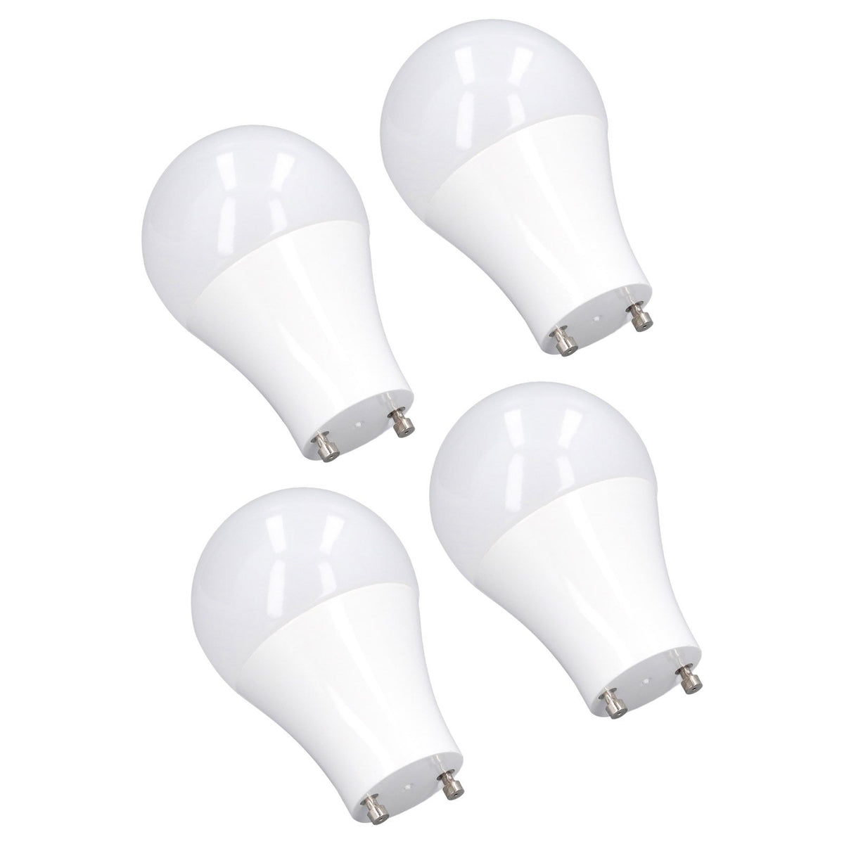 4PCS GU24 Light Bulb High Brightness Energy Saving LED A19 Light Bulb for Bedroom Office 120V9W Cold White 5000K