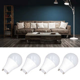 4PCS GU24 Light Bulb High Brightness Energy Saving LED A19 Light Bulb for Bedroom Office 120V9W Cold White 5000K - Extra Image