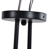 4 Light Ceiling Mount Lamp 360° Rotation Adjustable Wrought Iron Ceiling Light for Dining Room Kitchen Office 110‑220V