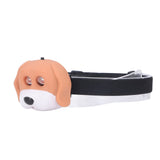 Cartoon LED Headlight Cute Dog Animal Headlamp Portable Eco Friendly Outdoor Headlight for Kids