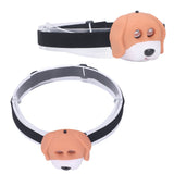 Cartoon LED Headlight Cute Dog Animal Headlamp Portable Eco Friendly Outdoor Headlight for Kids