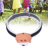 Cartoon LED Headlight Cute Dog Animal Headlamp Portable Eco Friendly Outdoor Headlight for Kids
