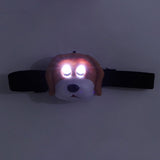 Cartoon LED Headlight Cute Dog Animal Headlamp Portable Eco Friendly Outdoor Headlight for Kids - Extra Image