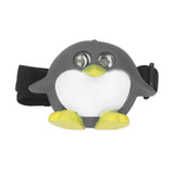 LED Animal Head Lamp 2 Modes Cute Lightweight Child Head Light for Reading Camping - 45-Degree Angle