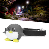 LED Animal Head Lamp 2 Modes Cute Lightweight Child Head Light for Reading Camping - Extra Image