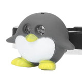 LED Animal Head Lamp 2 Modes Cute Lightweight Child Head Light for Reading Camping