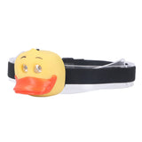 Cute Duck LED Headlight Cartoon Animal Headlight Eco Friendly Outdoor Kids Headlamp for Outdoor Cycling
