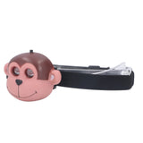 Kids Headlamp Monkey Appearance 2 Lighting Modes Battery Powered Lightweight Plastic LED Headlight for Outdoor Sports - Low Angle
