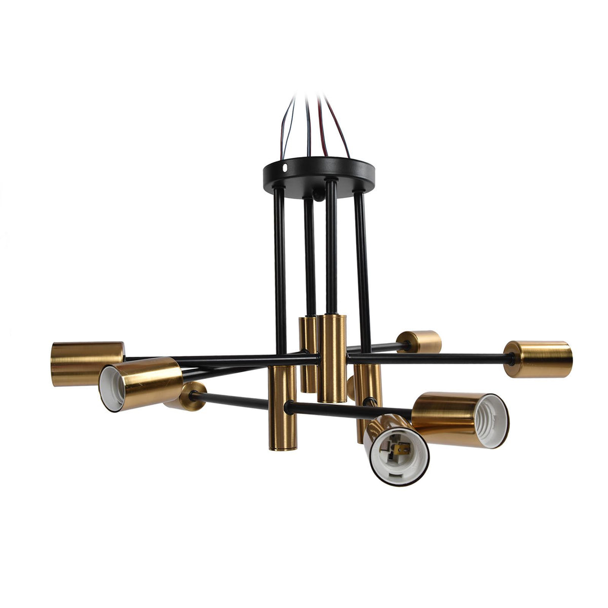 8 Light Ceiling Light Modern E27 Chandelier Lighting for Dining Room Living Room Kitchen Restaurant 110‑220V