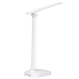 LED Table Lamp Eye Protection Foldable 3 Color Lights USB Rechargeable Table Lamp for Table Workbench Sewing Table - Low Angle