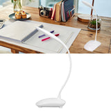 Touch Control LED Desk Table Lamp USB Battery Operated 3 Lighting Modes Flexible Angle for Children Student Dorm Bedroom - Extra Image
