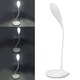 LED Desk Lamp USB Charging Touch Control 3 Modes Gooseneck Table Light for Children Students