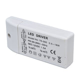 LED Transformer 18W 12VDC 1.5A Constant Current LED Driver for Cabinet Light DIY Lamp AC 85‑265V - Top-Down View